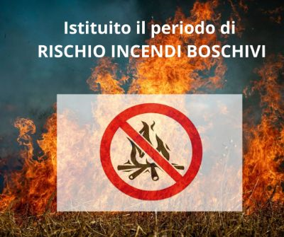 Dichiarazione dello stato di massima pericolosità per incendi boschivi